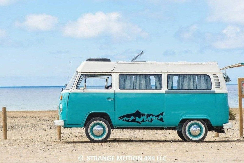 Mountain Salmon Vinyl Decal | 6