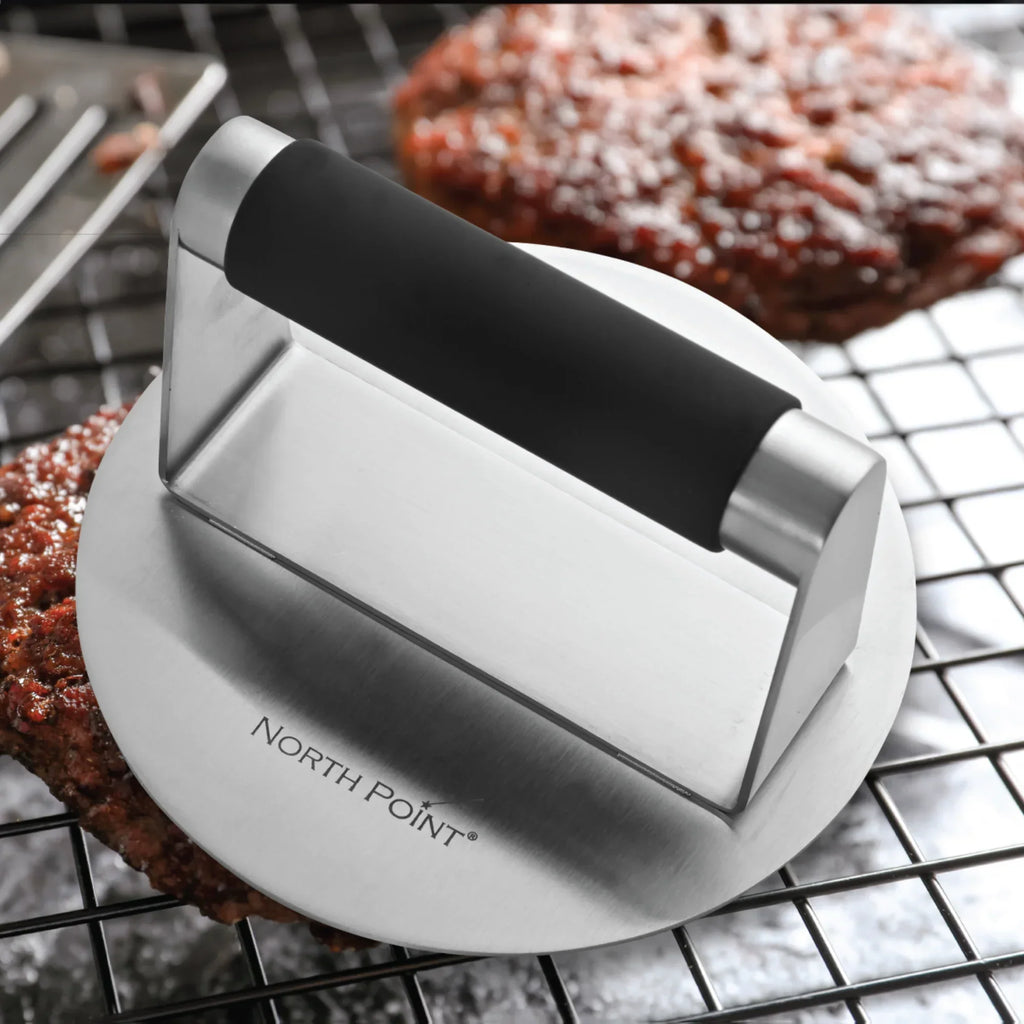 North Point 3 Piece Burger Kit – Press, Shaper & Flipper for Perfect Patties