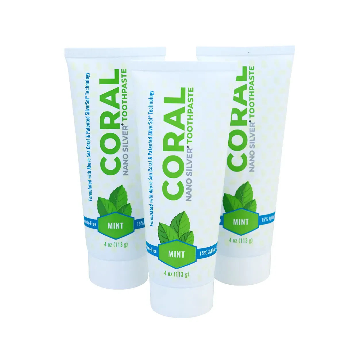 Nano Silver Mint Toothpaste 3 Pack