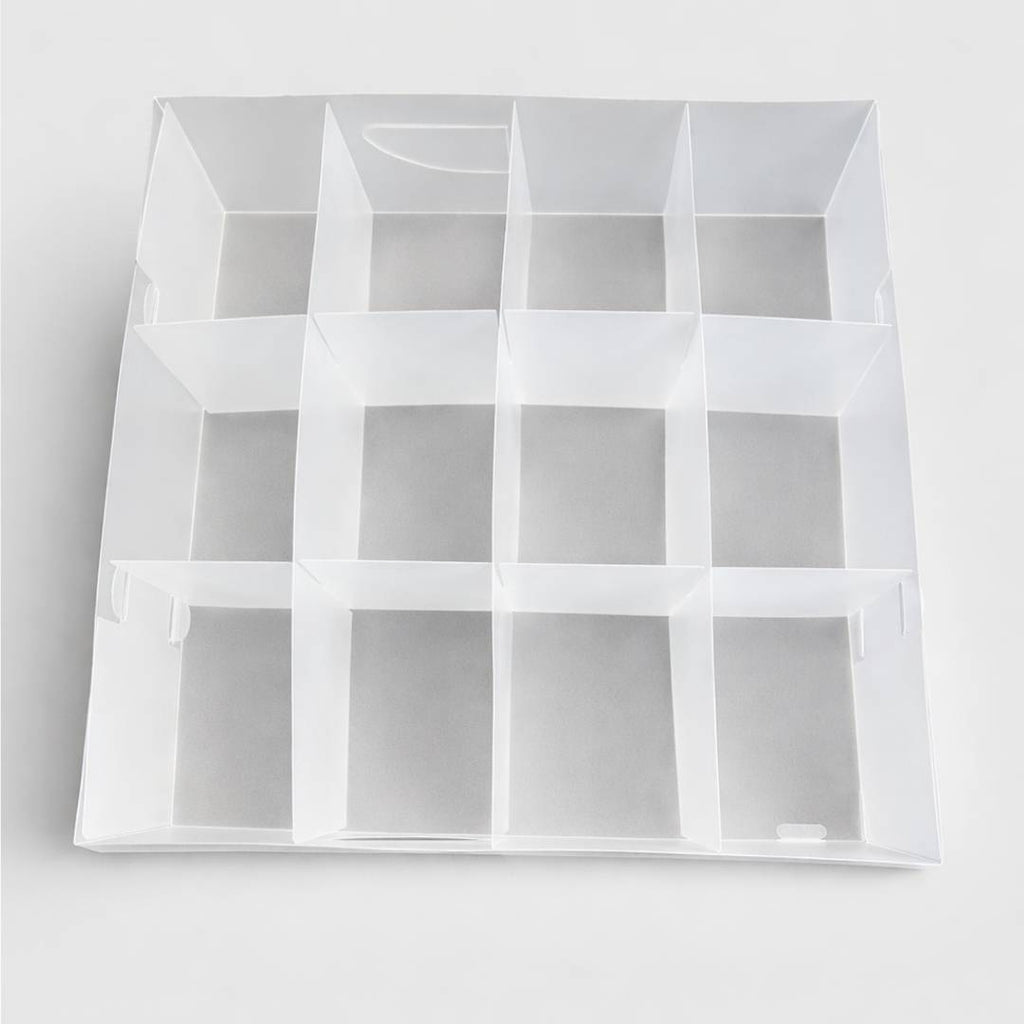 Foldable Storage Box Organizer with 12 Compartments