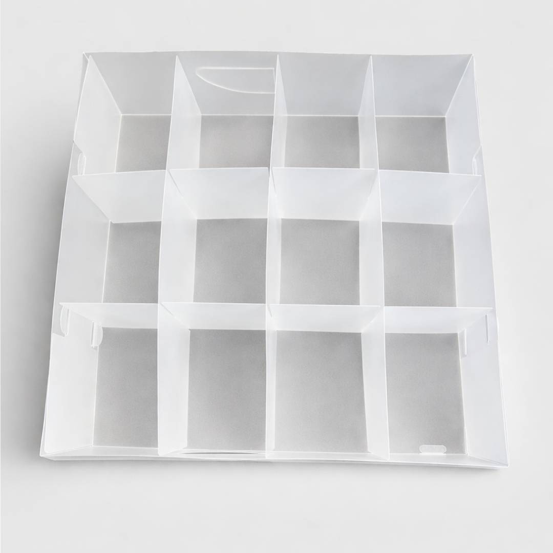 Foldable Storage Box Organizer with 12 Compartments