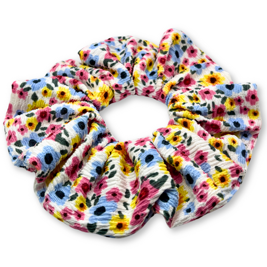 Floral Summer Scrunchie