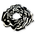 Zebra Print Scrunchie