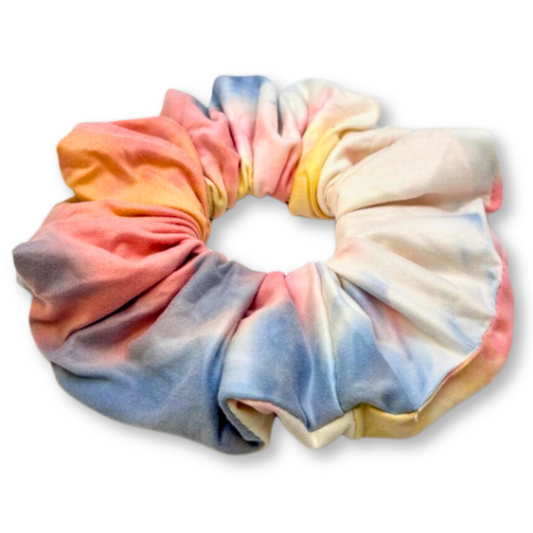 Colorful Tie Dye Scrunchie