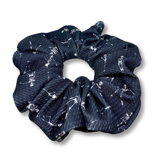 Skeleton Halloween Bullet Scrunchie