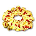 Turkey and Leaves Thanksgiving Bullet Scrunchie