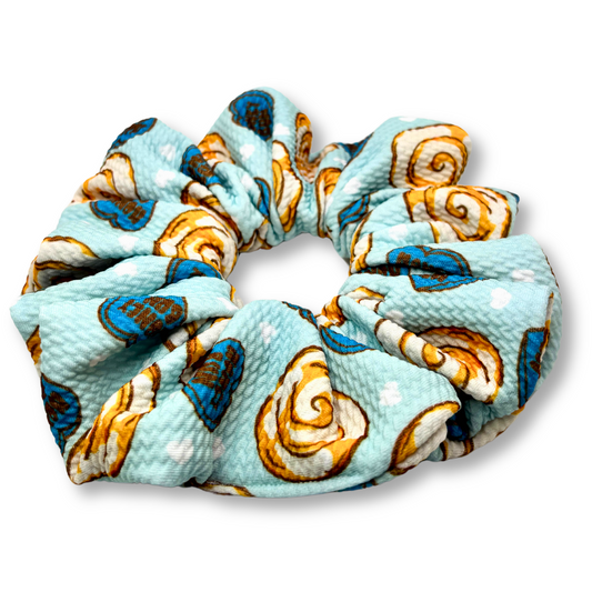 Honey Bun Valentine's Day Ribbed Scrunchie