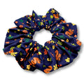 Fall Squirrels and Leaves Scrunchie