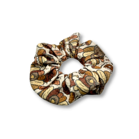 Mini Turkey and Pie Thanksgiving Bullet Scrunchie