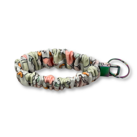 Pastel Peep Scrunchie Wristlet