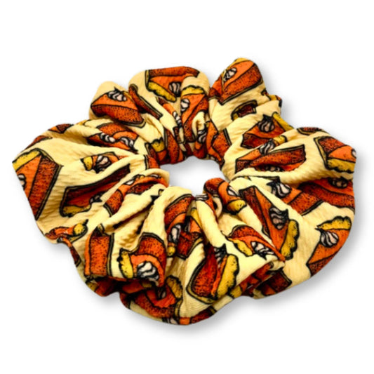 Pumpkin Pie Thanksgiving Bullet Scrunchie