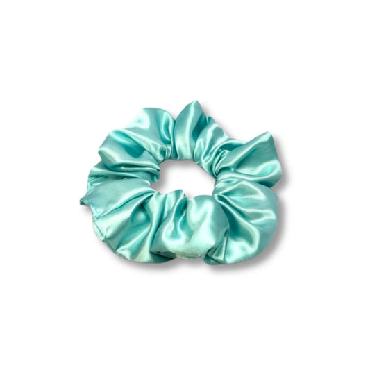 Mini Seafoam Green Silk Scrunchie