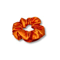 Mini Orange Silk Fall Scrunchie