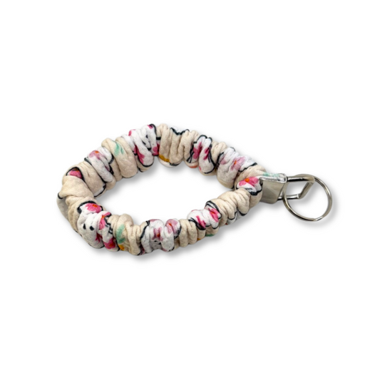 Floral Peep Easter Scrunchie Wristlet