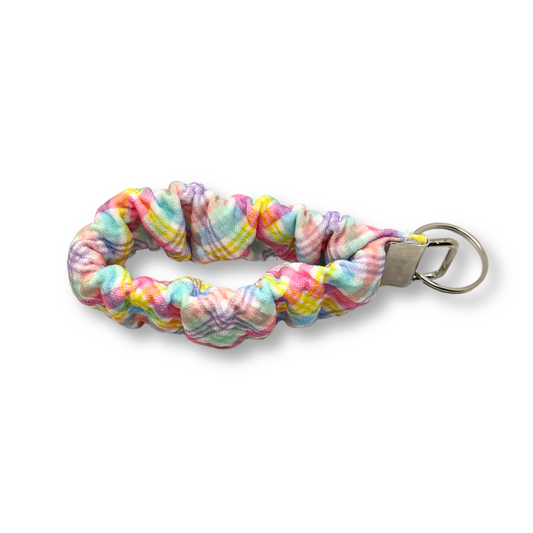 Plaid Easter Scrunchie Wristlet