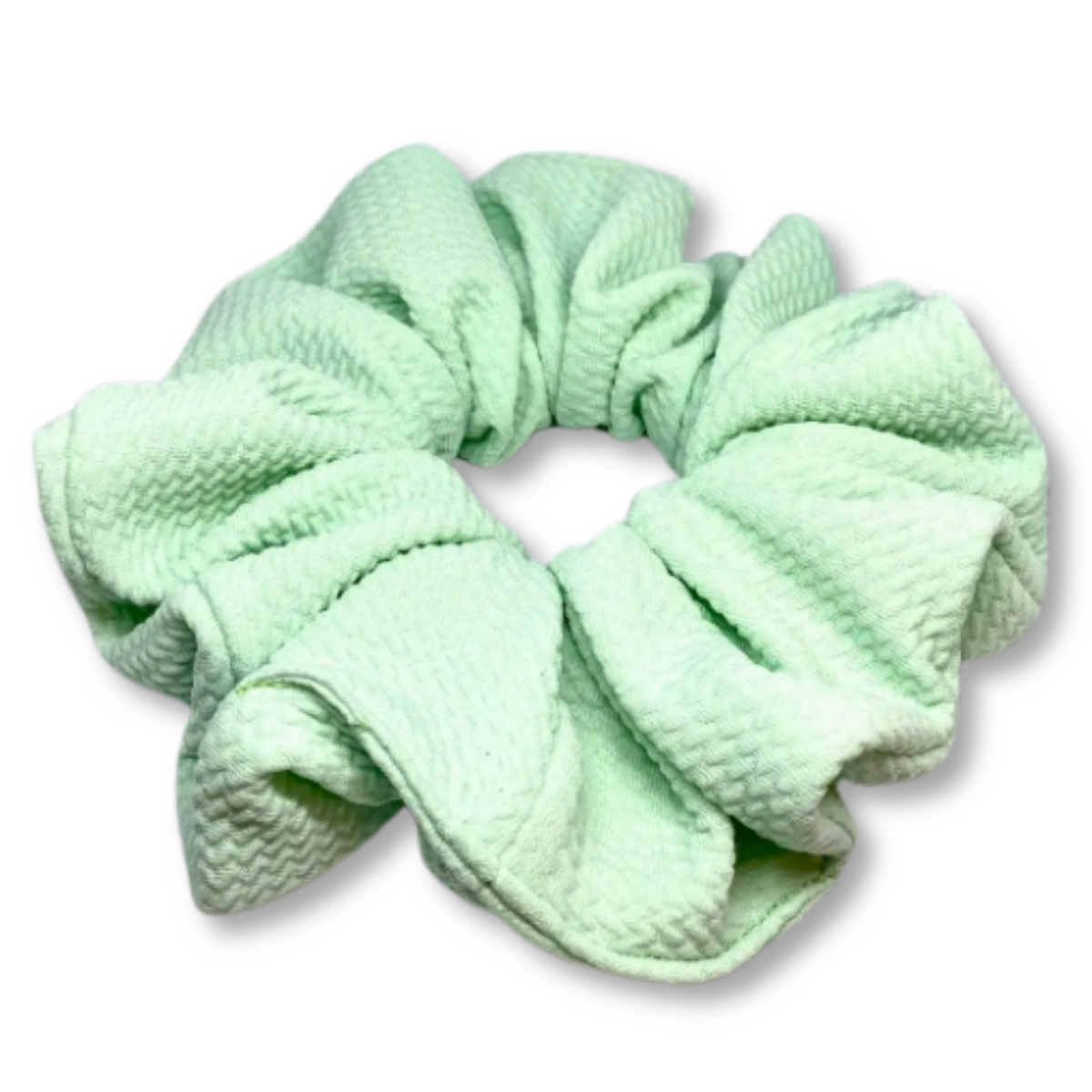 Mint Green Bullet Scrunchie