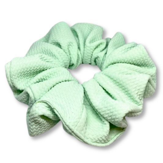 Mint Green Bullet Scrunchie