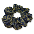 Gold Star of David Hanukkah Scrunchie