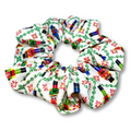 White Nutcracker Bullet Christmas Scrunchie