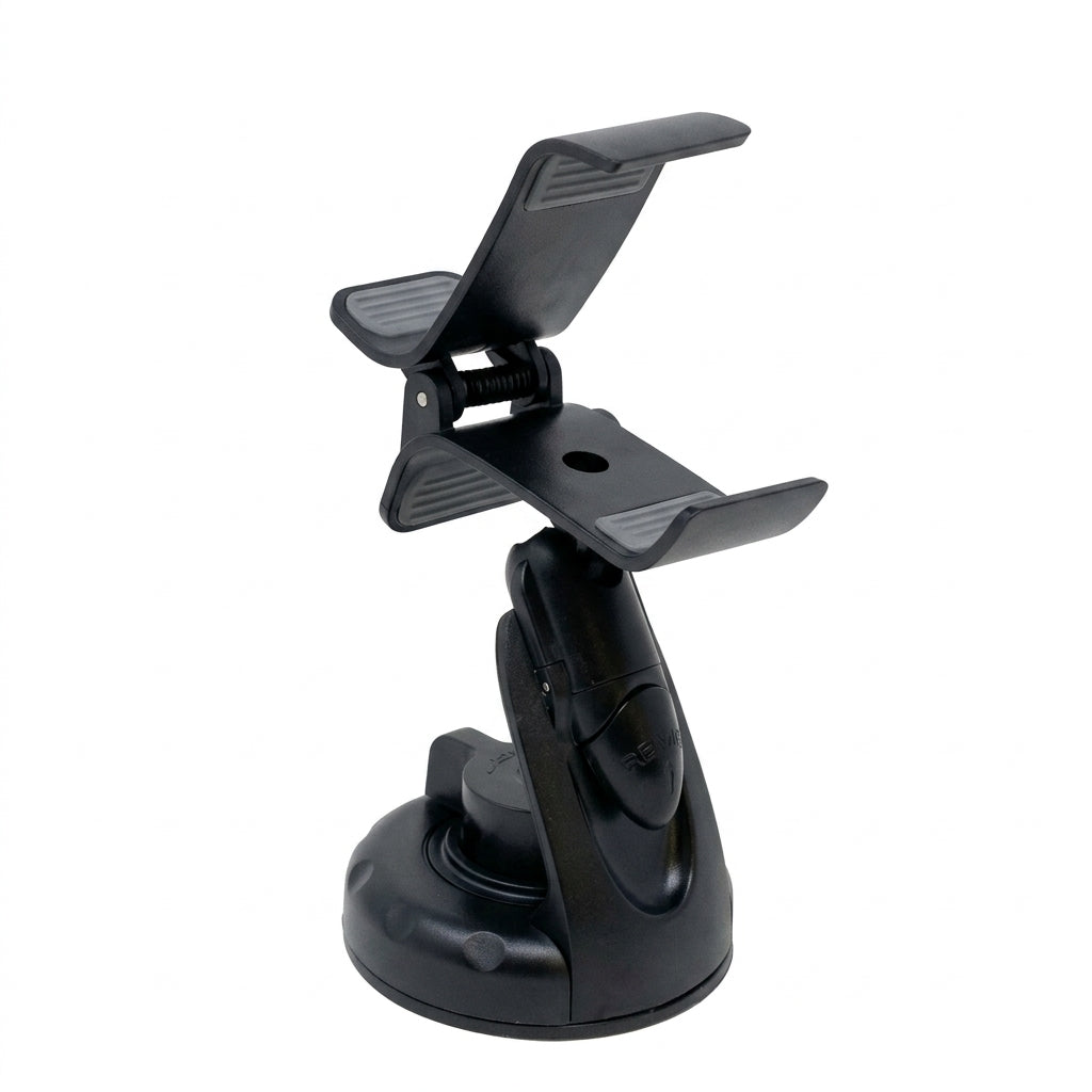 Window & Dash Clamp Car Phone Mount – Secure Suction Holder for GPS Navigation