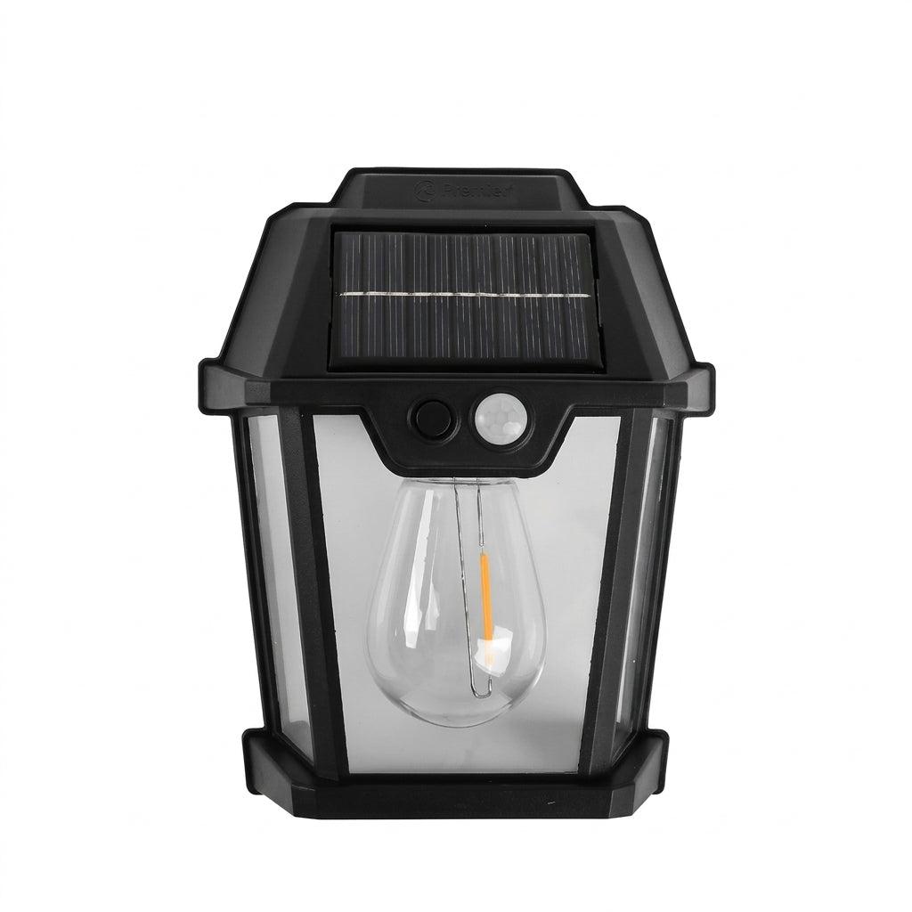 Solar LED Wall Sconce – Outdoor Lantern Light for Porch, Patio, Fence & Entryway