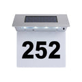 Lumen8 Solar Address Sign – Stainless Steel LED Illuminated House Number Plaque