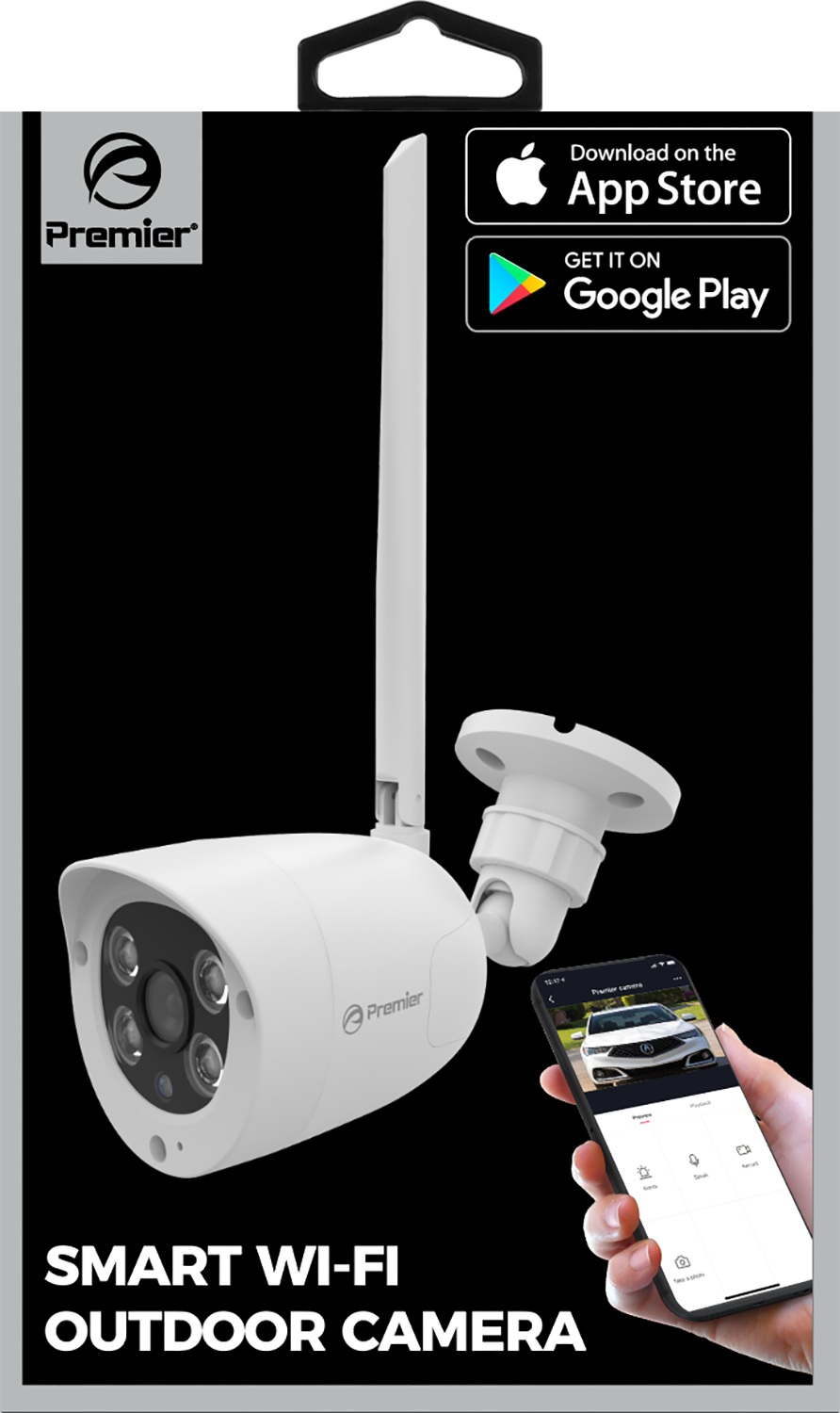 Smart WiFi Outdoor Security Camera – Weatherproof Motion Detection Cam with Two-Way Audio