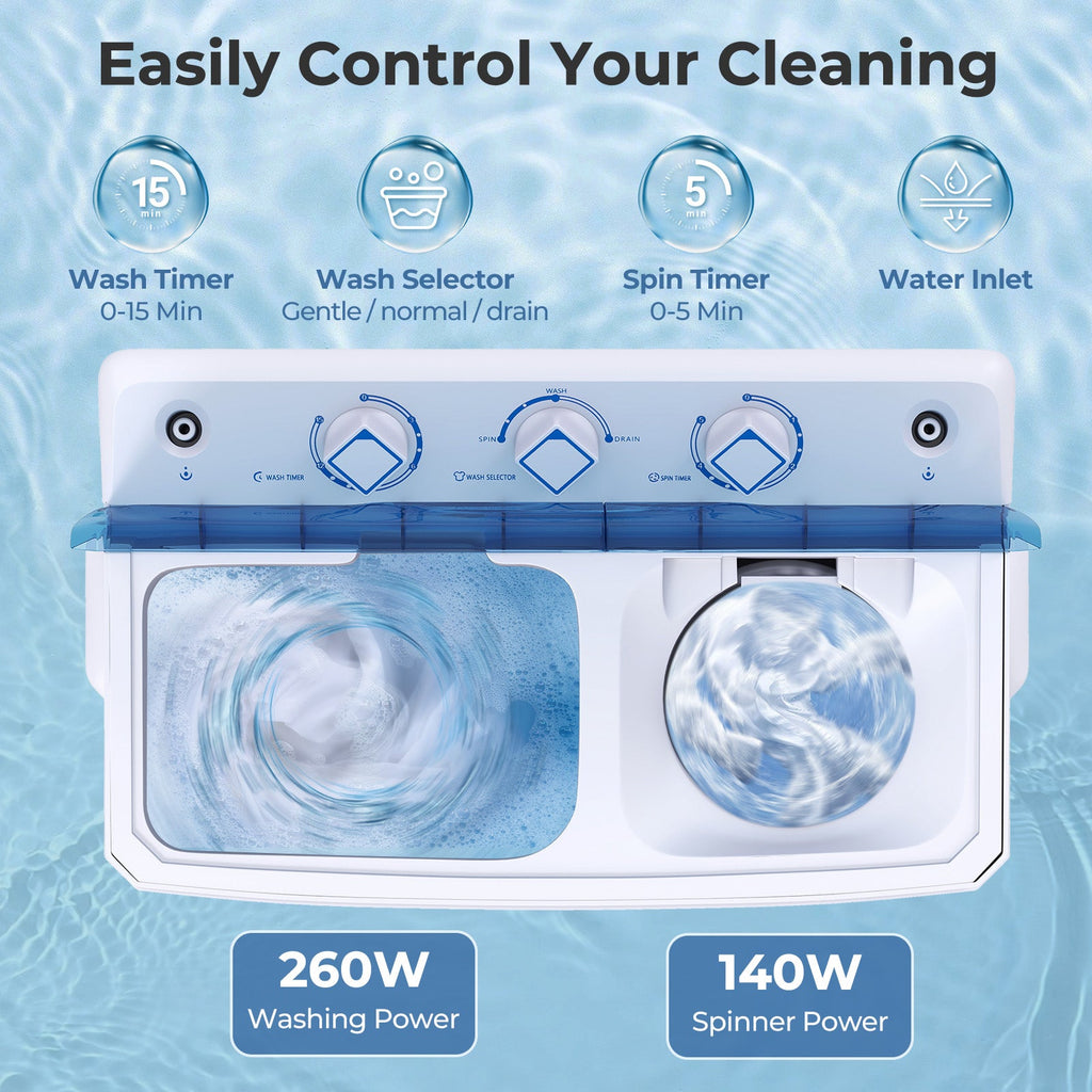 Portable Washing Machine for Dorms and Apartment