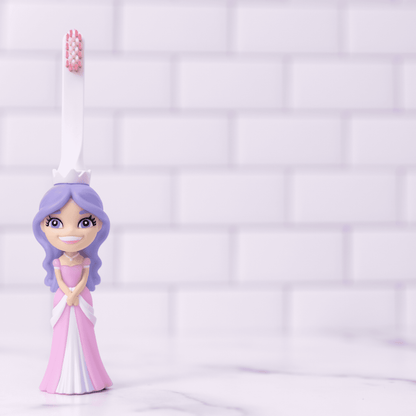 Princess Pearly Whites Toothbrush for Kids With Bonus Brush