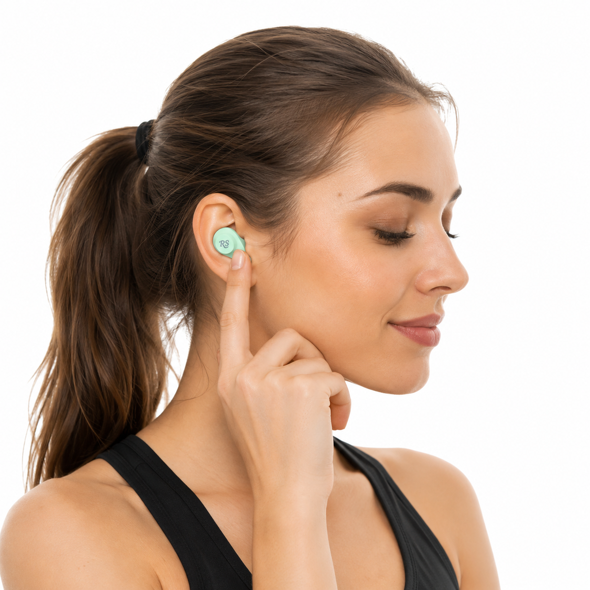 Rolling Stone Revolution True Wireless Button Earbuds – 36-Hour LED Display Charging Case