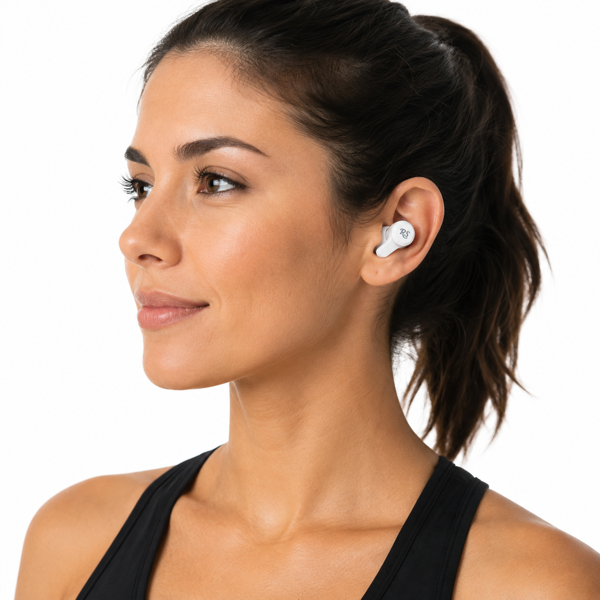 Rolling Stone Revolution True Wireless Button Earbuds – 36-Hour LED Display Charging Case