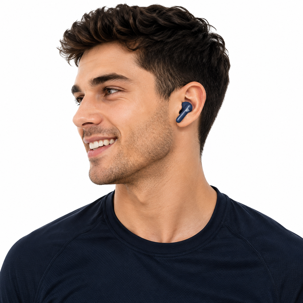 Rolling Stone Decibel Micro Pods – Compact True Wireless Bluetooth Earbuds with Charging Case