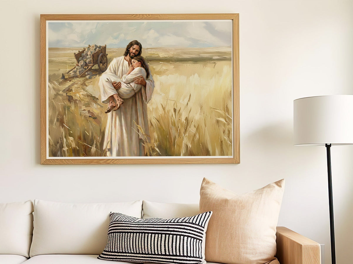 Rest in Him | Signed Handmade Art Print