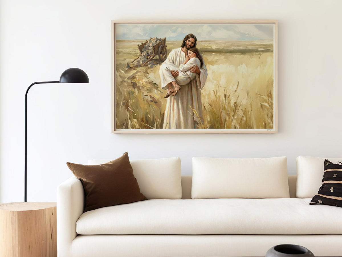 Rest in Him | Signed Handmade Art Print