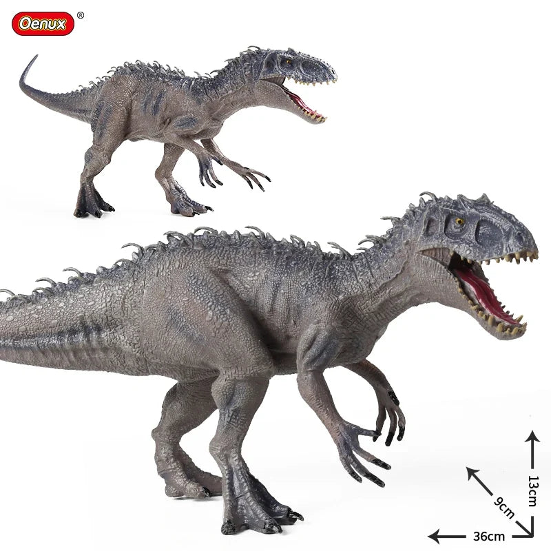 Oenux Dinosaurs World Action Figures | Savage Jurassic Indominus Rex Spinosaurus Triceratops Collection