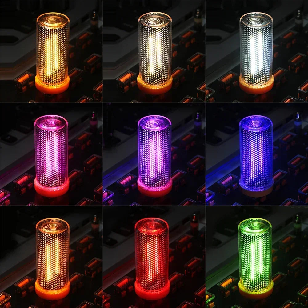USB Plug-In Glass Bottle Night Light | Color-Changing Ambient Decor Lamp