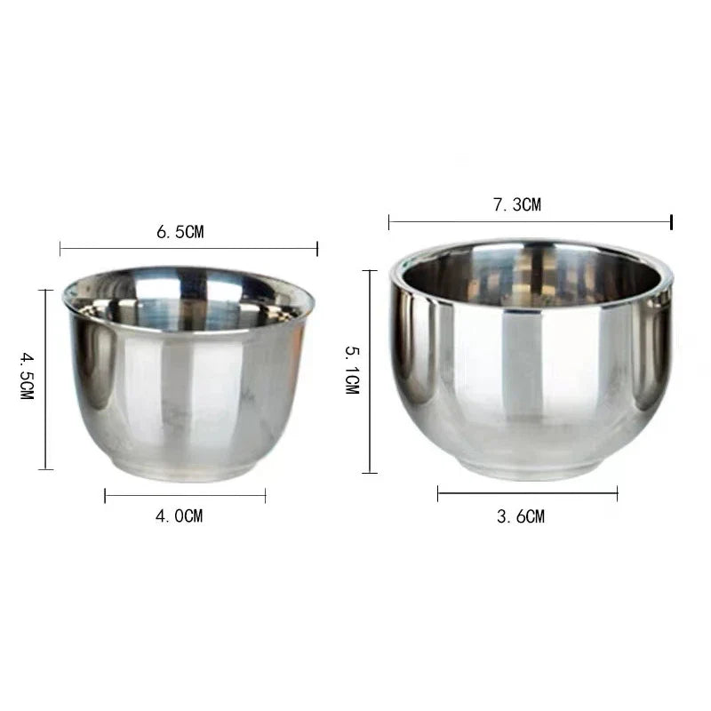 Stainless Steel Double Wall Insulated Mugs | Heat Retaining Drinking Cups