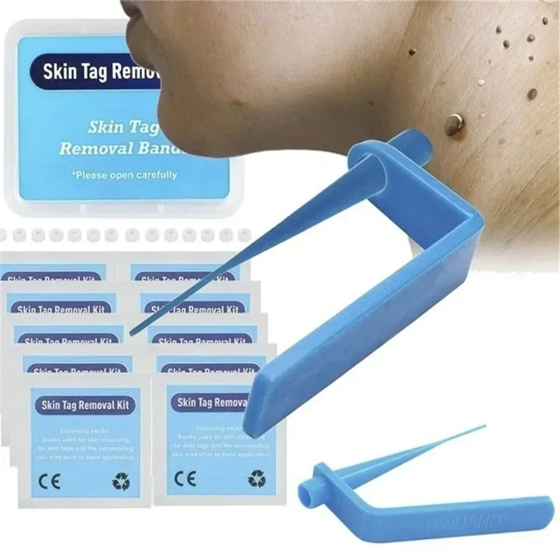 Skin Tag Remover Kit | Skin Care Rubber Bands for Face Mole and Wart Removal