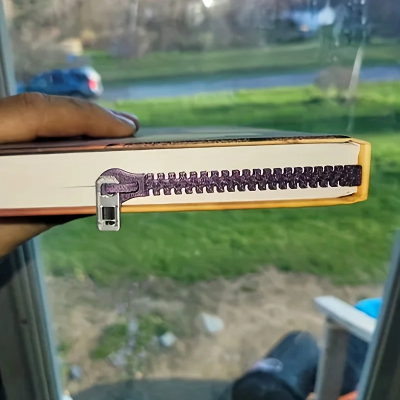3D Printed Zipper Bookmark for Books, E-Readers, Diaries, Office Use and Gift for Book Lovers
