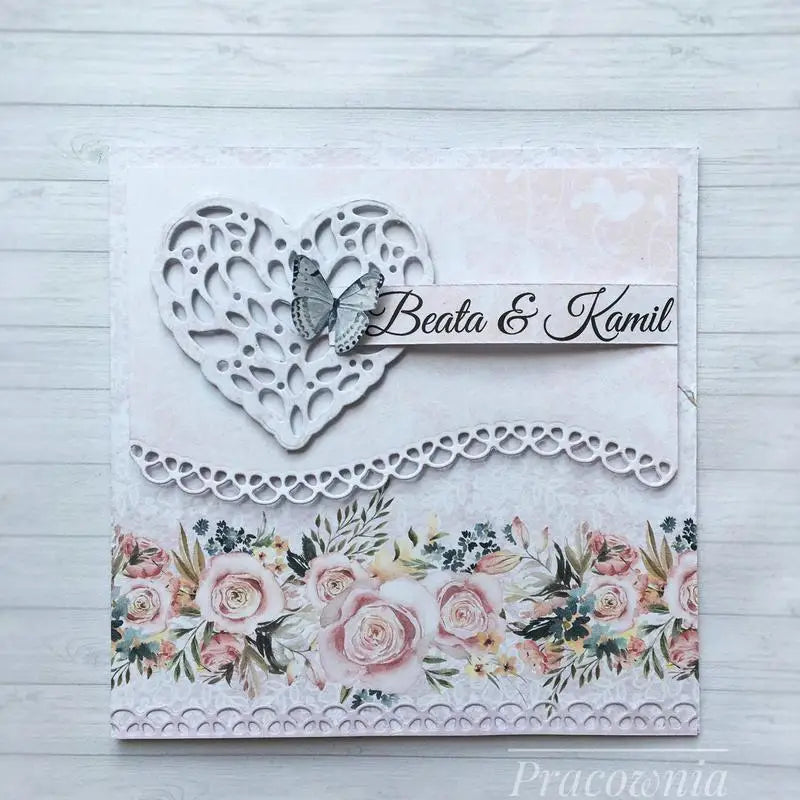 Lace Edge Border Metal Cutting Dies | Decorative Paper Craft Stencil Set