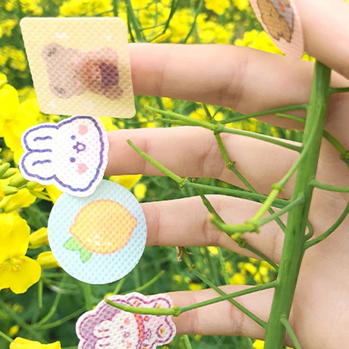 18 Pack Girl Heart Mosquito Repellent Patches | Portable Mosquito Stickers for Kids