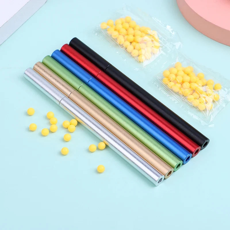Soft Pinball Launcher Guns | Safe Crackling Toy for Kids Party Fun