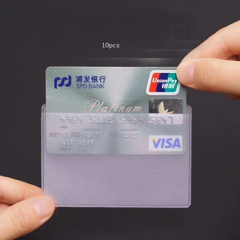 Transparent PVC Card Holder | Waterproof ID Badge Cover