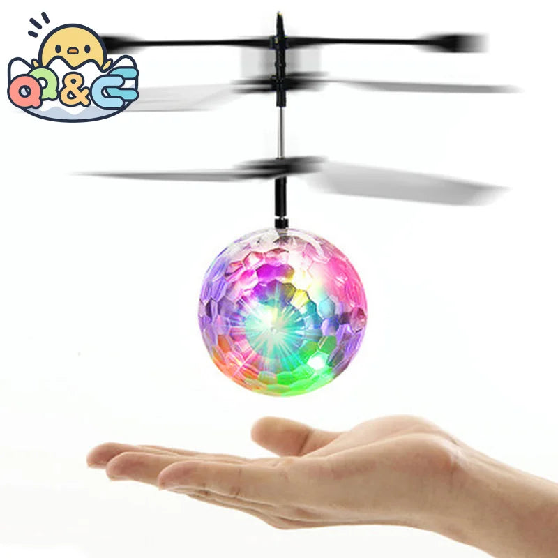 Flying Ball Toys for Kids | Glowing LED Helicopter Drone