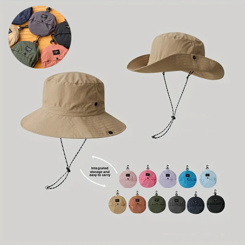 Portable Sun Protection Bucket Hat | UV-Resistant Quick-Dry Fishing Hat