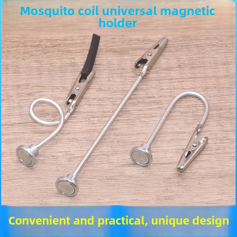 Magnetic Mosquito Coil Clip | Universal Magnetic Suction Holder for Camping and Home