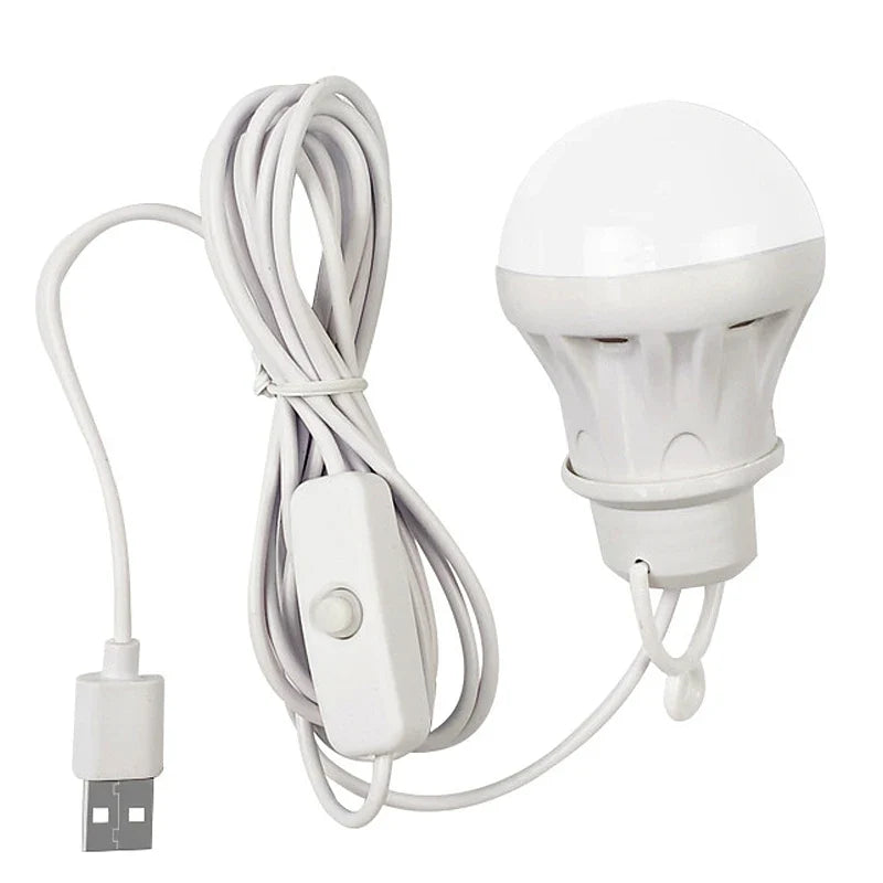 DC5V LED Camp Light Lantern | USB Emergency Hanging Tent Lamp