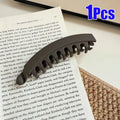 Tortoiseshell Banana Hair Clip Fish Shaped Hairpin Strong Grip Non-Slip Hair Claws Hairgrips Twist Clamp Ponytail Barrettes