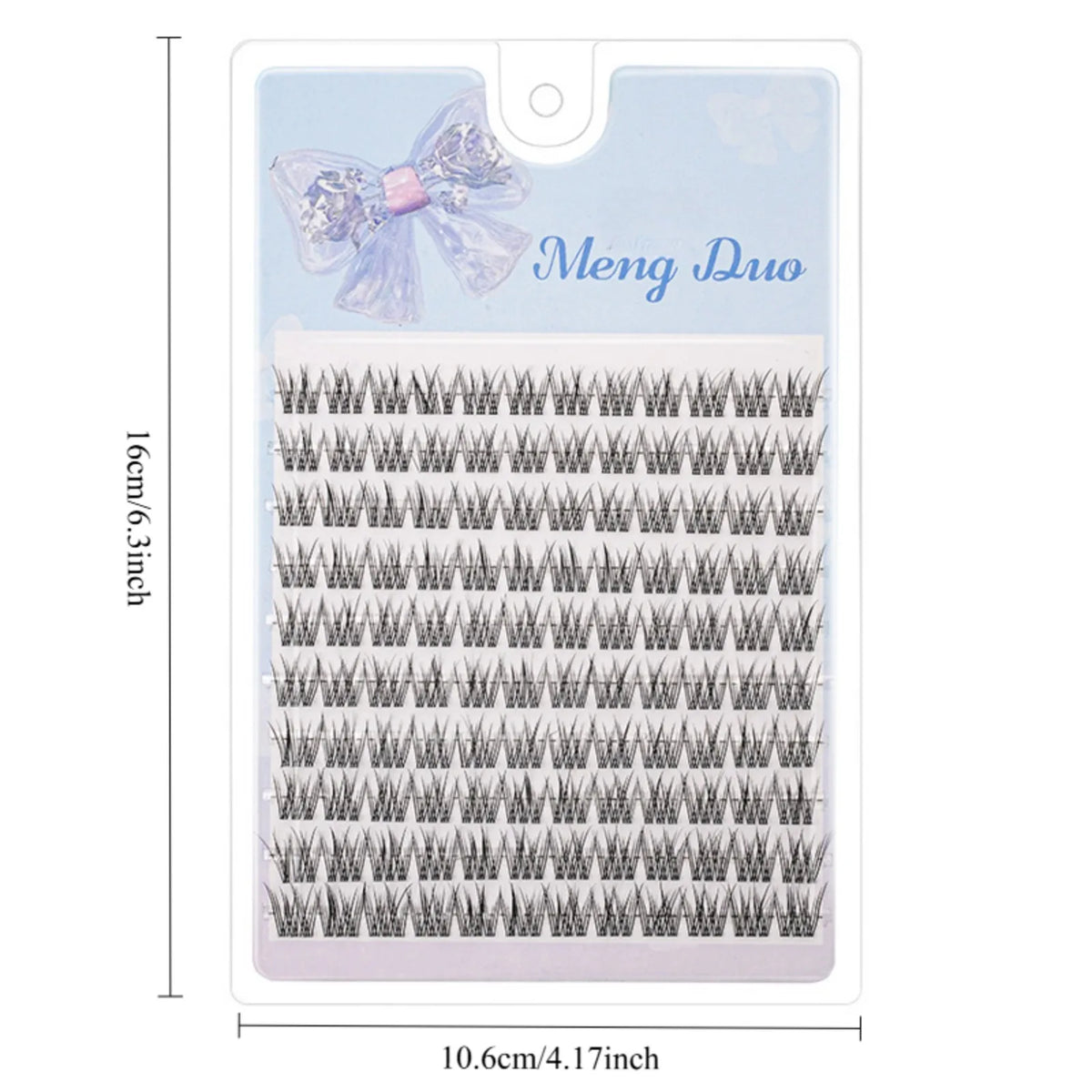 Easy Self Application Fish Tail Manga Cat Eye Lashes 120Pcs Fluffy Natural Long Reusable DIY Starter Makeup Lashes