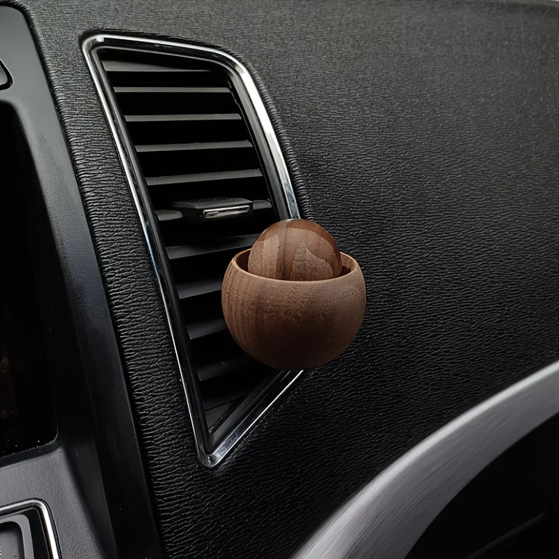 Mini Wood Essential Oil Diffuser | Natural Fragrance Diffuser for Car and Home